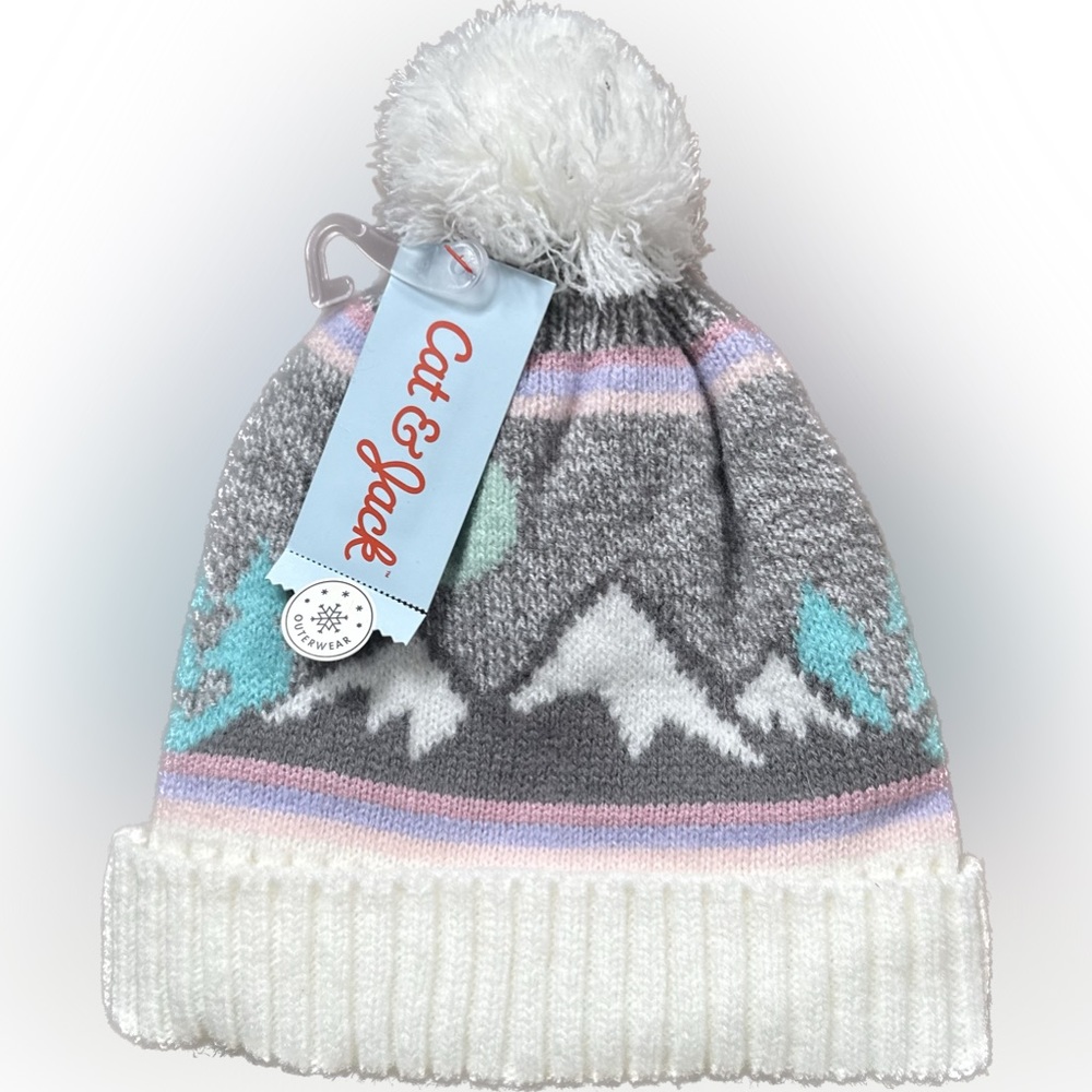 New Cat and Jack Warm Pom Toboggan